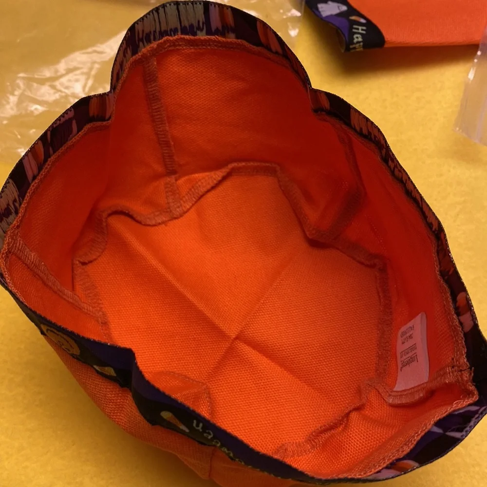 Longaberger fabric liner Happy Halloween